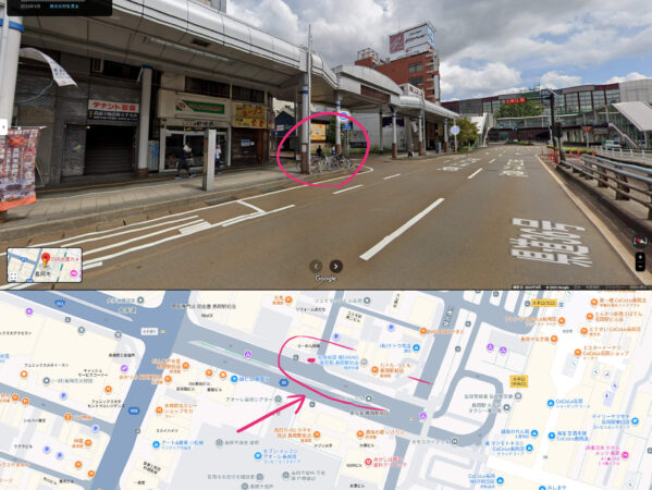 CONNECT8_大手通り/県道36号（JR長岡駅大手口(中央口)）