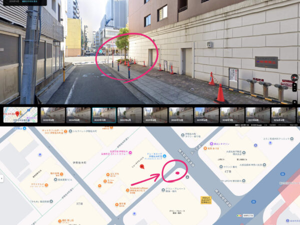 山崎一門8_ニューオデオンビルの横道(付近）