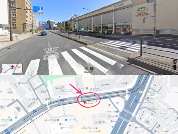藤代組_都道312号(トヨタモビリティ東京 白金店(付近))