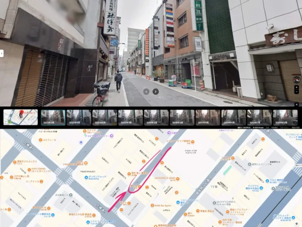 山崎組_（銀座の）道
