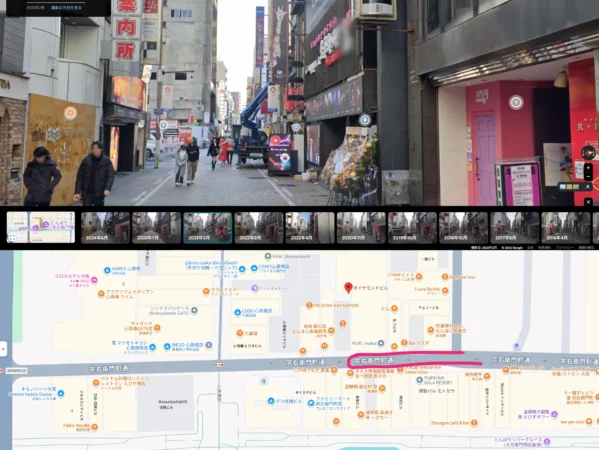 欲望の街3_宗右衛門町通(ダイヤモンドビル(付近))