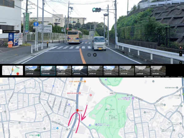 川谷組_東海道（バス停/狩場町(付近)）