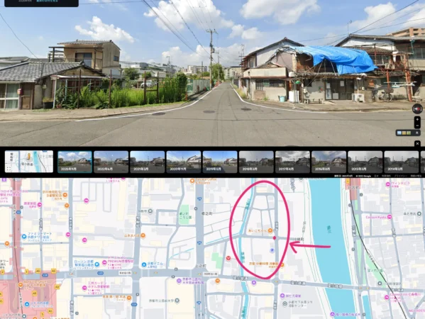 日本統一65‗三井のリパーク 河原町塩小路東 駐車場（周辺）