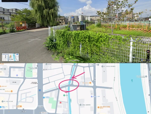 日本統一65‗公園、高瀬川(付近)