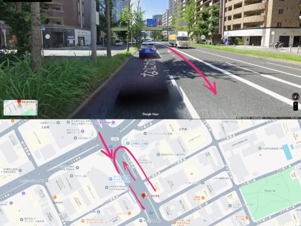 欲望の街5‗なにわ筋(西船場歩道橋/付近）