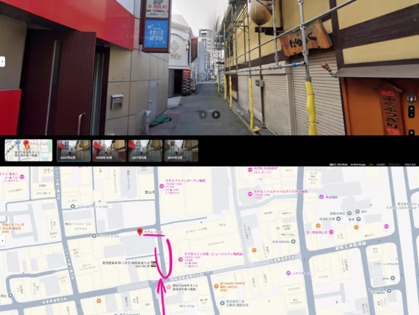 欲望の街6‗道(ホテル トレビ付近)