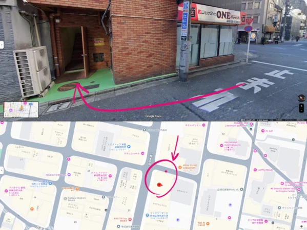 CONNECT12_歌舞伎町ゆきざきビル（裏口）