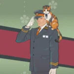 pma-モリ駅長とトラ