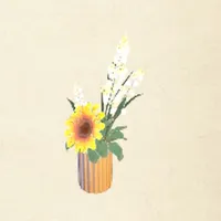 tos_ひまわりの花瓶