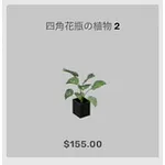 ba_kagu_四角花瓶の植物2